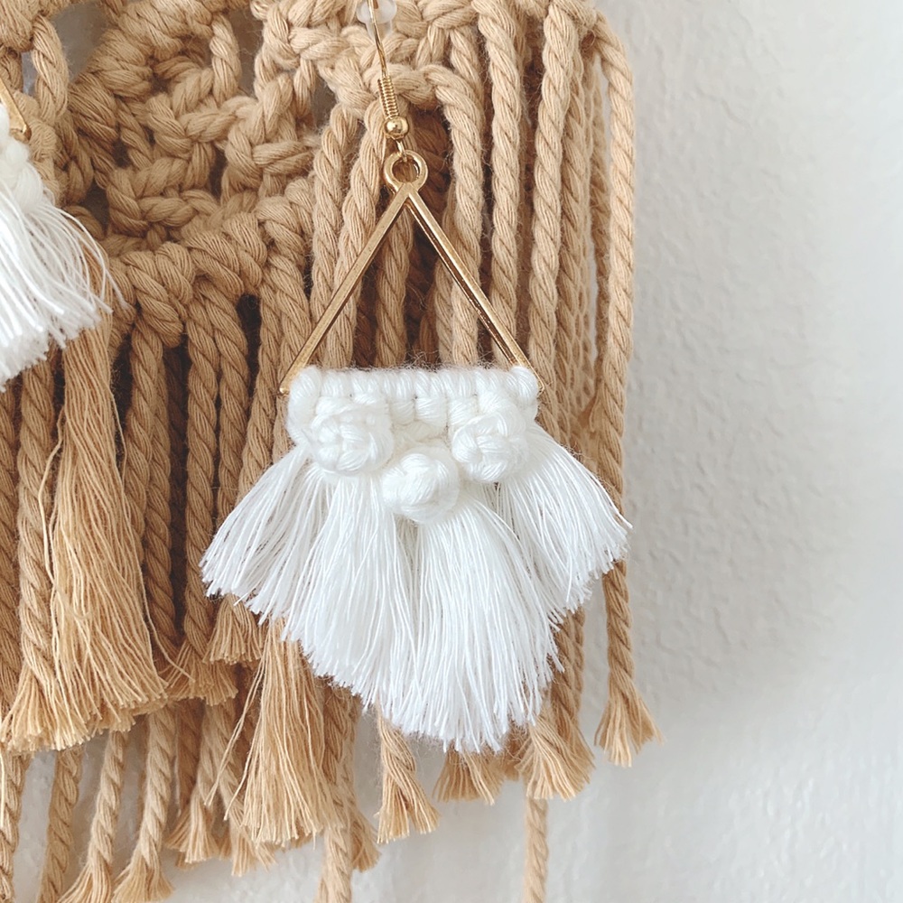 ✨🆕✨ handmade macrame earrings